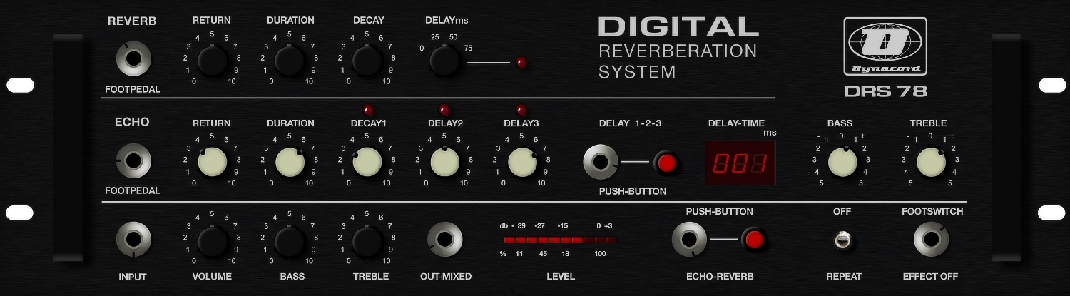 Dynacord DRS 78 Digital Reverberation System