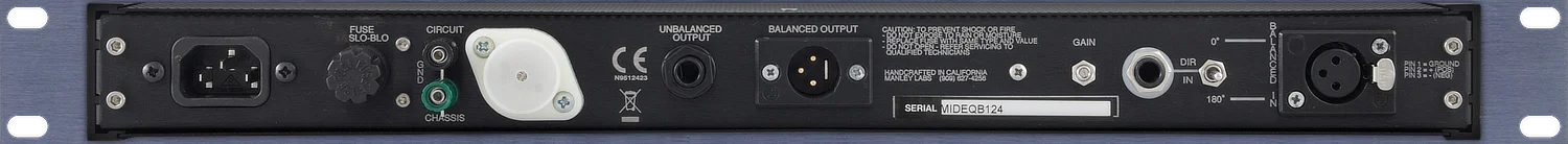 Manley Mid Frequency Equalizer