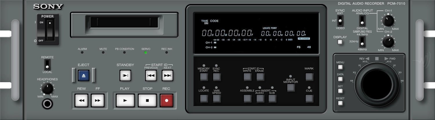 Sony PCM-7010 Digital Audio Recorder