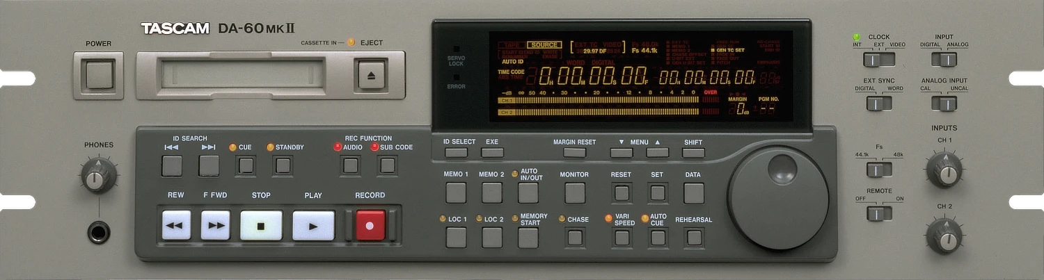 Tascam DA-60 MkII Digital Audio Tape Recorder