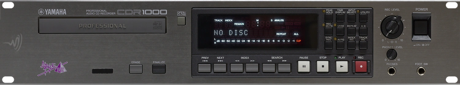 Yamaha CDR1000 Professional Audio CD Recorder